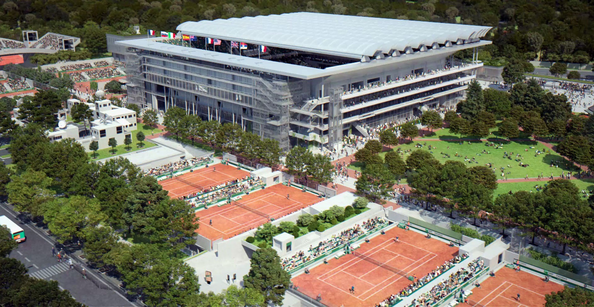 Rénovation du Stade Rolland-Garros